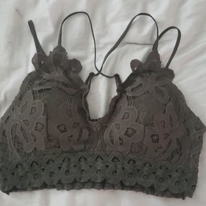 Olive Green Bralette - Large